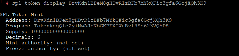 On-chain proof screenshot